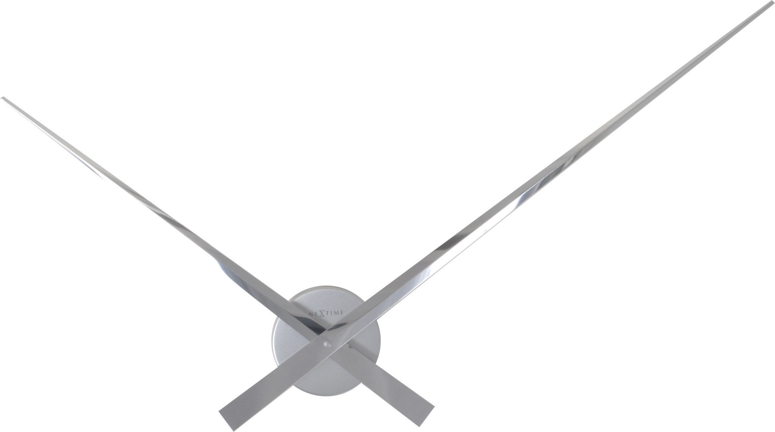 Zegar ścienny Hands 70 cm srebrny