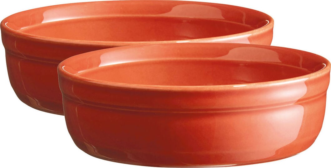 Naczynia do creme brulee Emile Henry czerwone 2 szt.