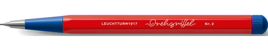 Ołówek automatyczny Drehgriffel Nr. 2 Bauhaus 0,7 mm czerwono-niebieski