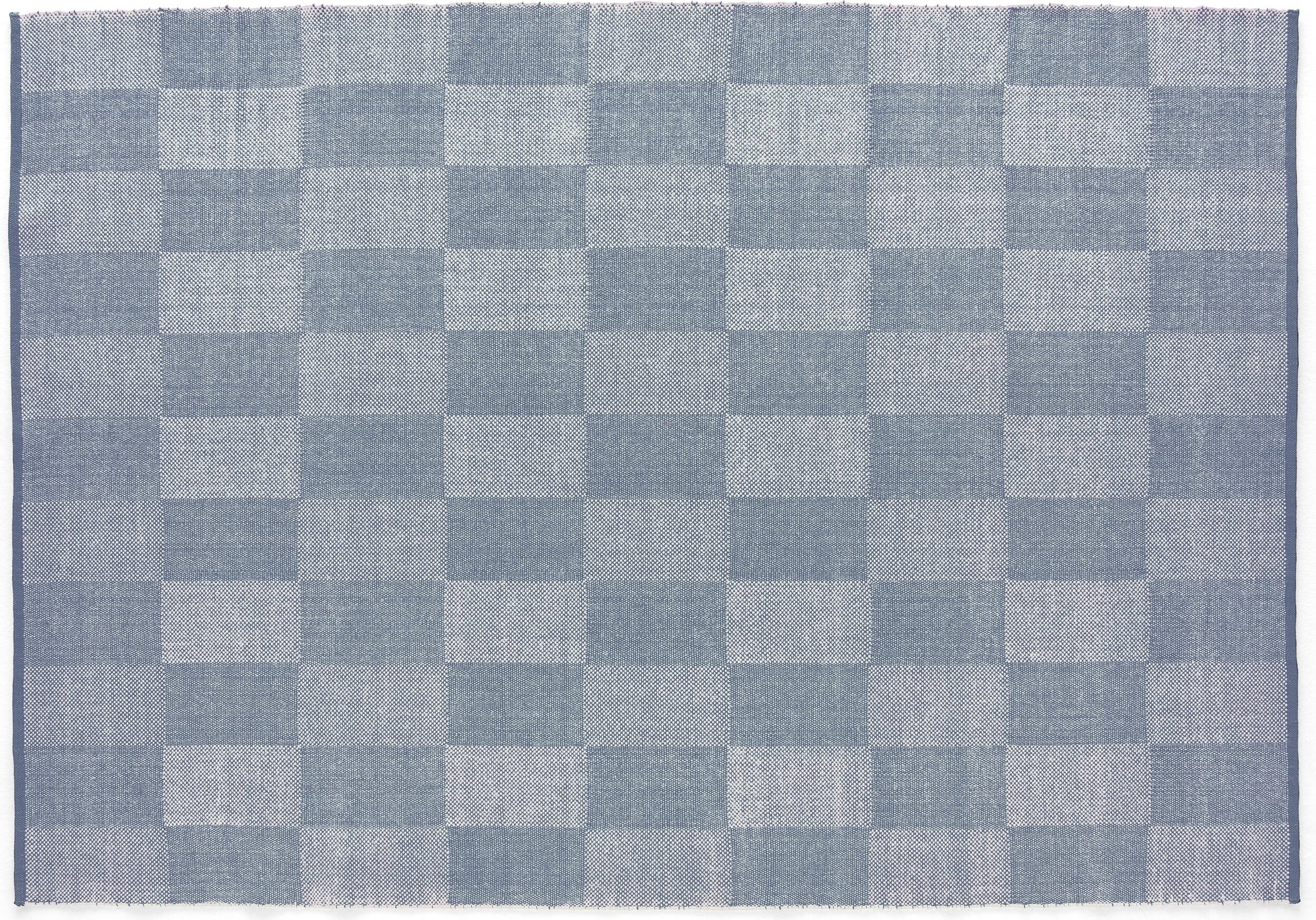 Dywan Check 170 x 240 cm błękitny