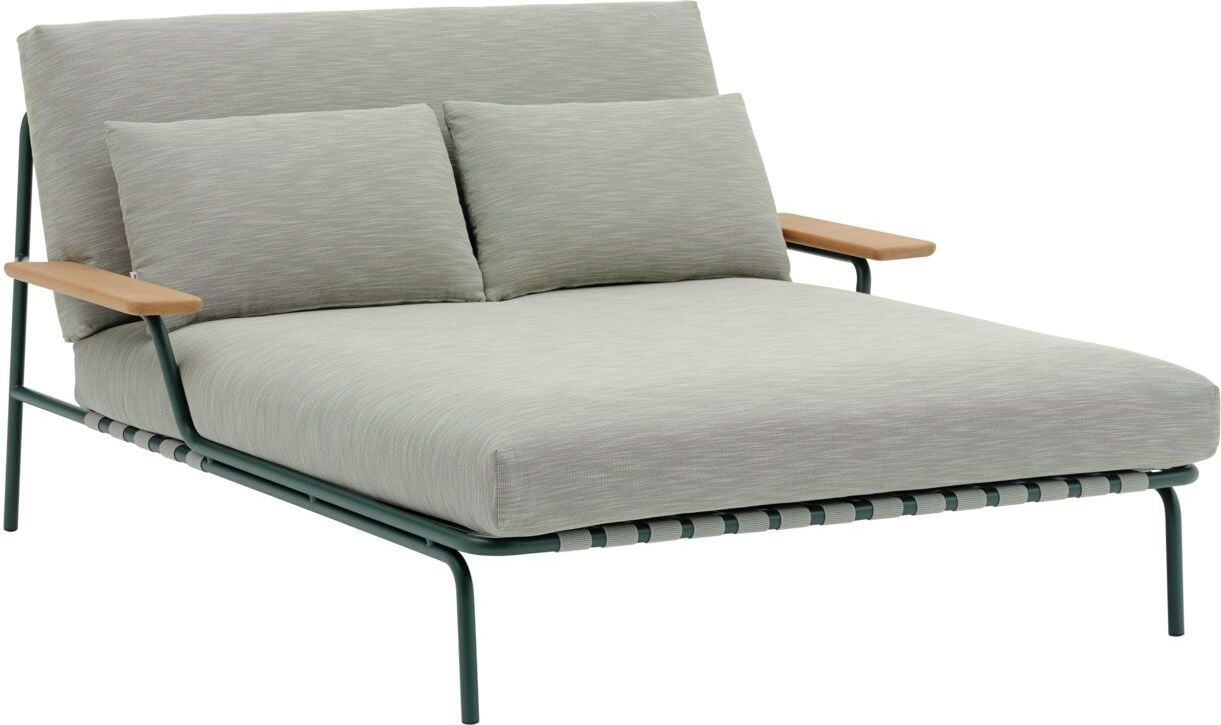 Leżanka ogrodowa Settle brązowoszara