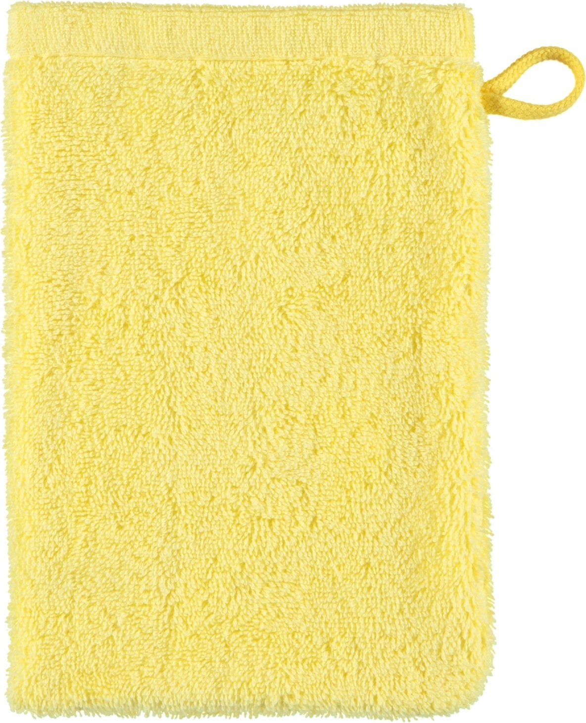 Rękawica kąpielowa Lifestyle Sport gładka 16 x 22 cm cytrynowa