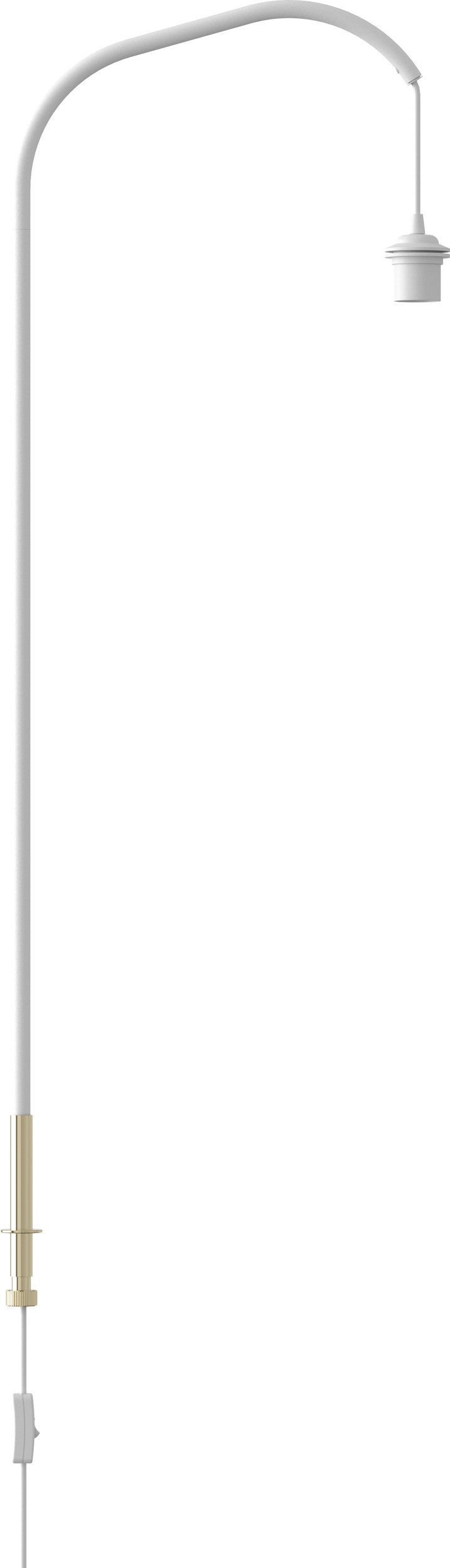 Ramię do lampy Light Around do sofy Lounge Around białe