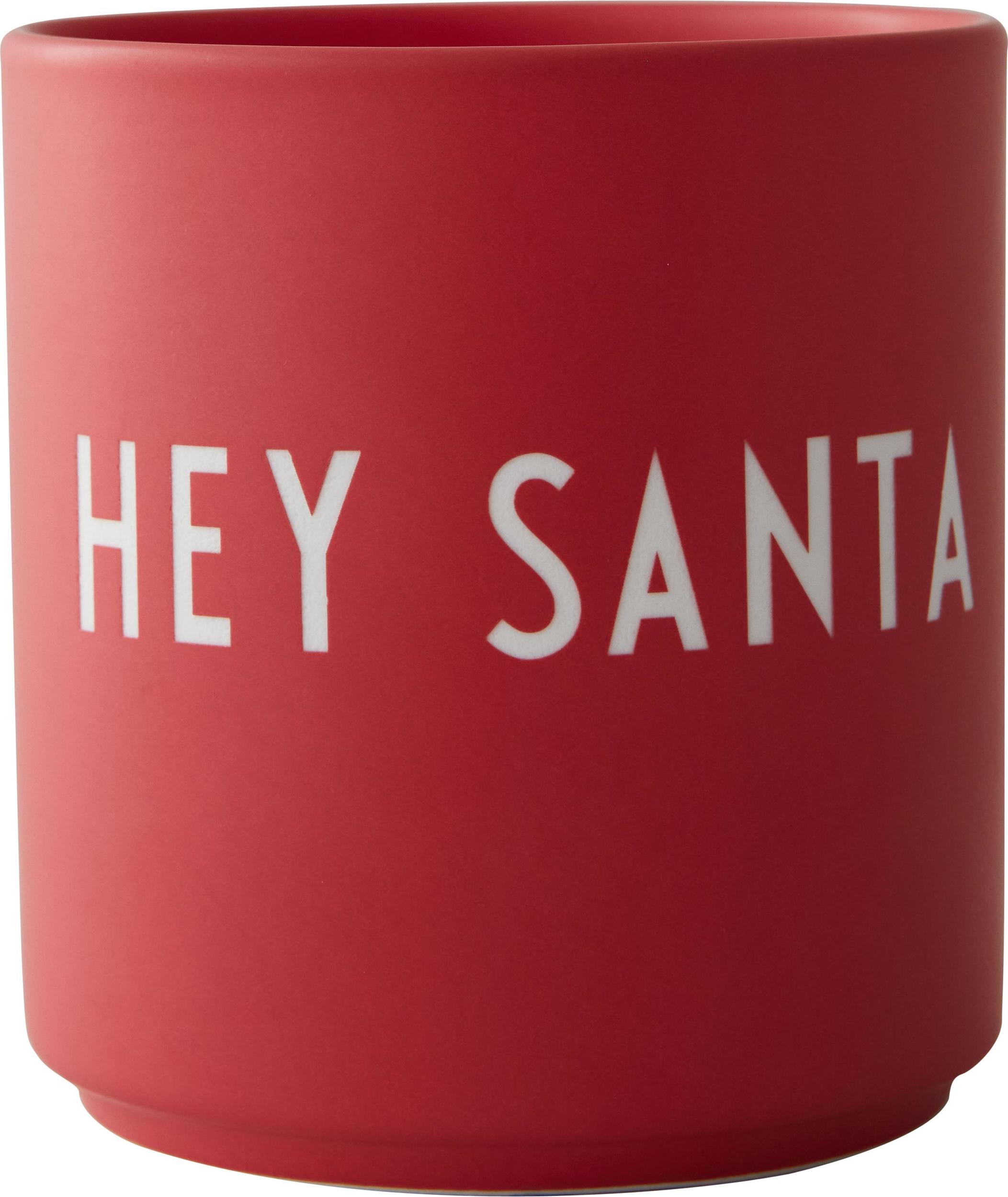 Kubek Favourite Xmas Hey Santa czerwony