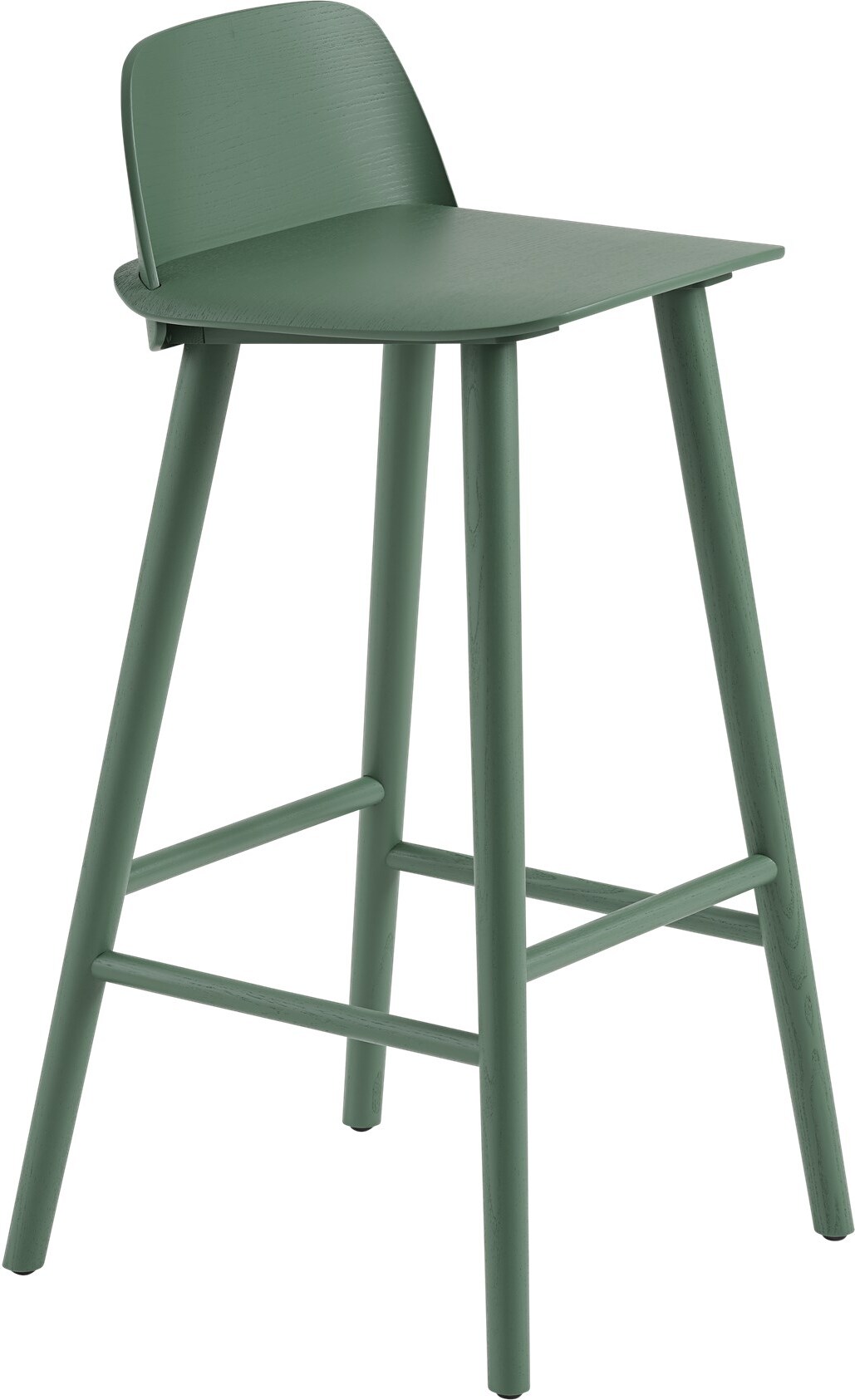 Stołek barowy Nerd 75 cm zielony