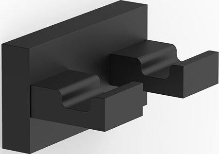 Wieszak haczyk na ręczniki Contract czarny mat podwójny