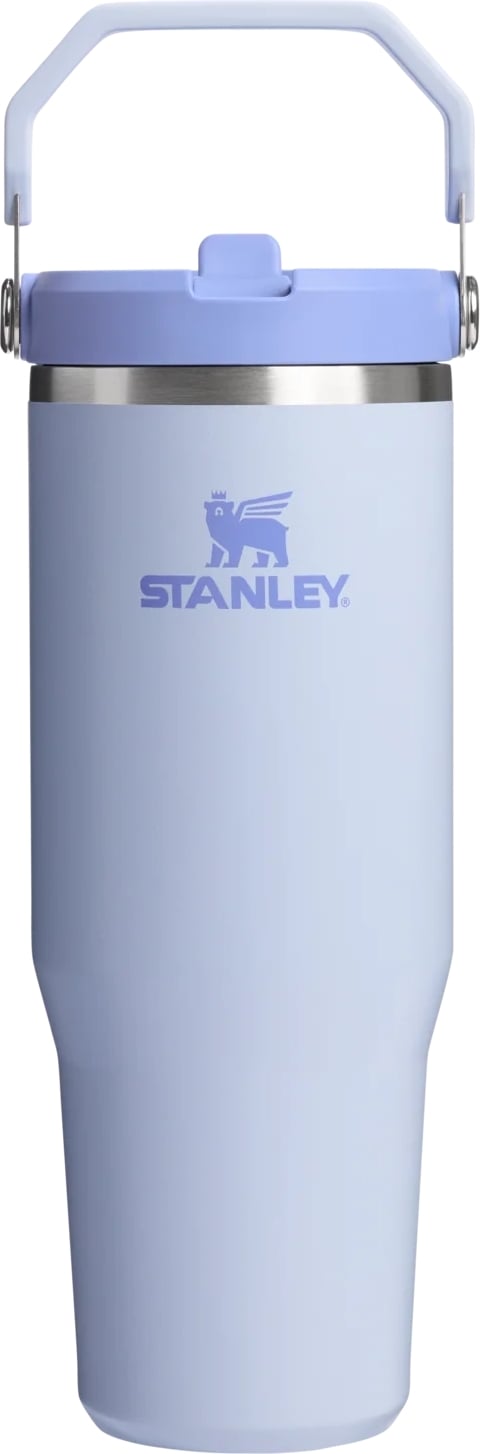 Kubek termiczny z uchwytem i słomką IceFlow Dew Drop 890 ml