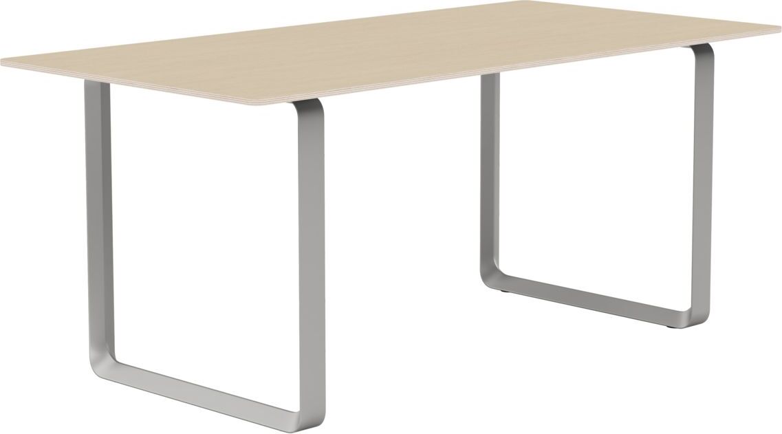 Stół Muuto 170 x 85 cm naturalny nogi szare