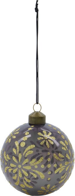 Bombki Mente szare 4 szt.