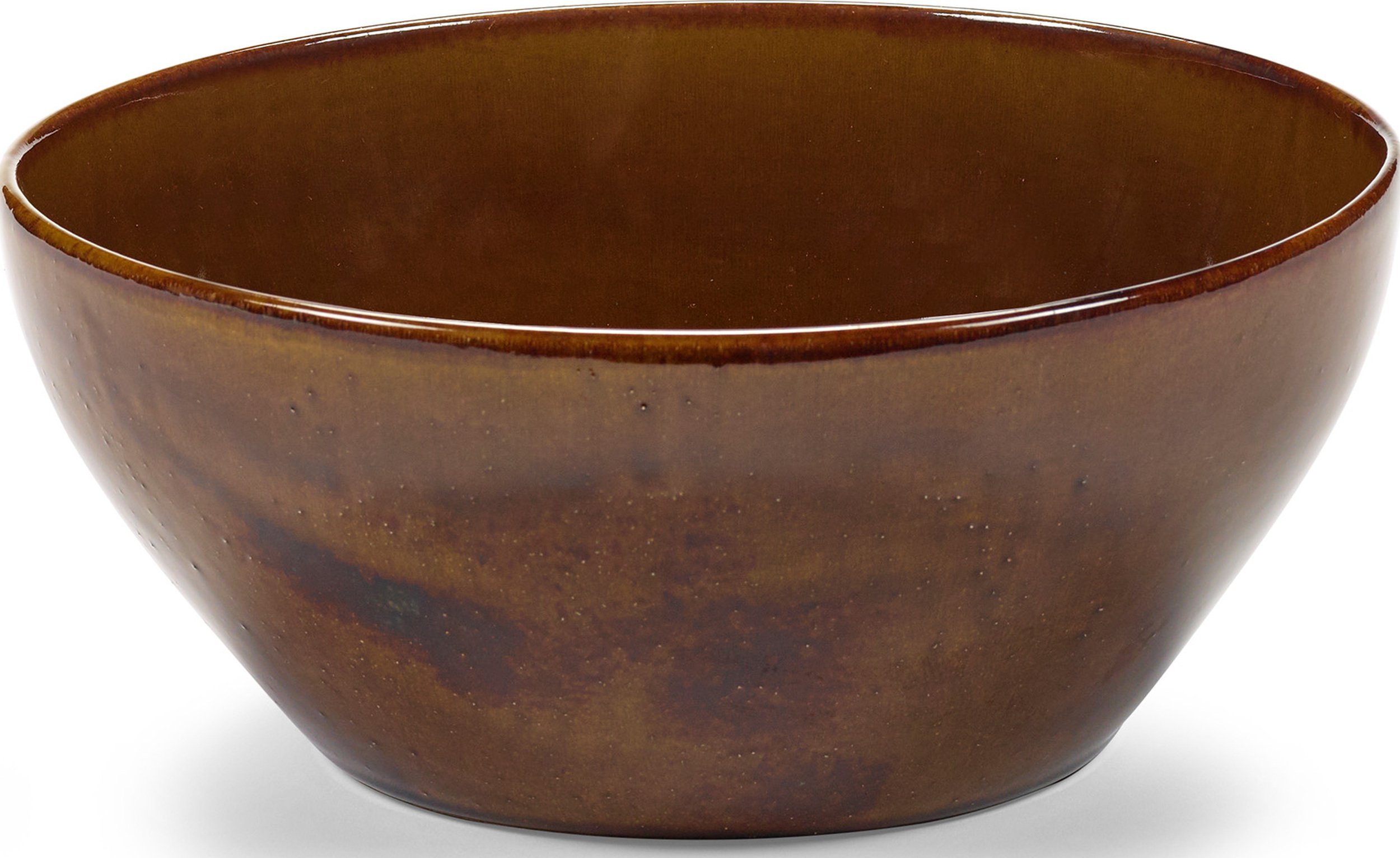 Misa do serwowania Out of Lines 25 cm brązowa