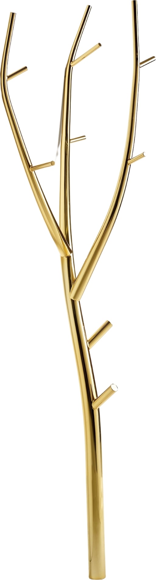 Wieszak stojący Ramo złoty