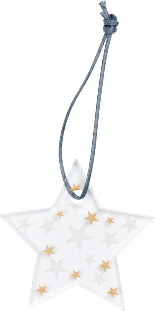 Zawieszka świąteczna Ice Star w gwiazdki 5,5 cm
