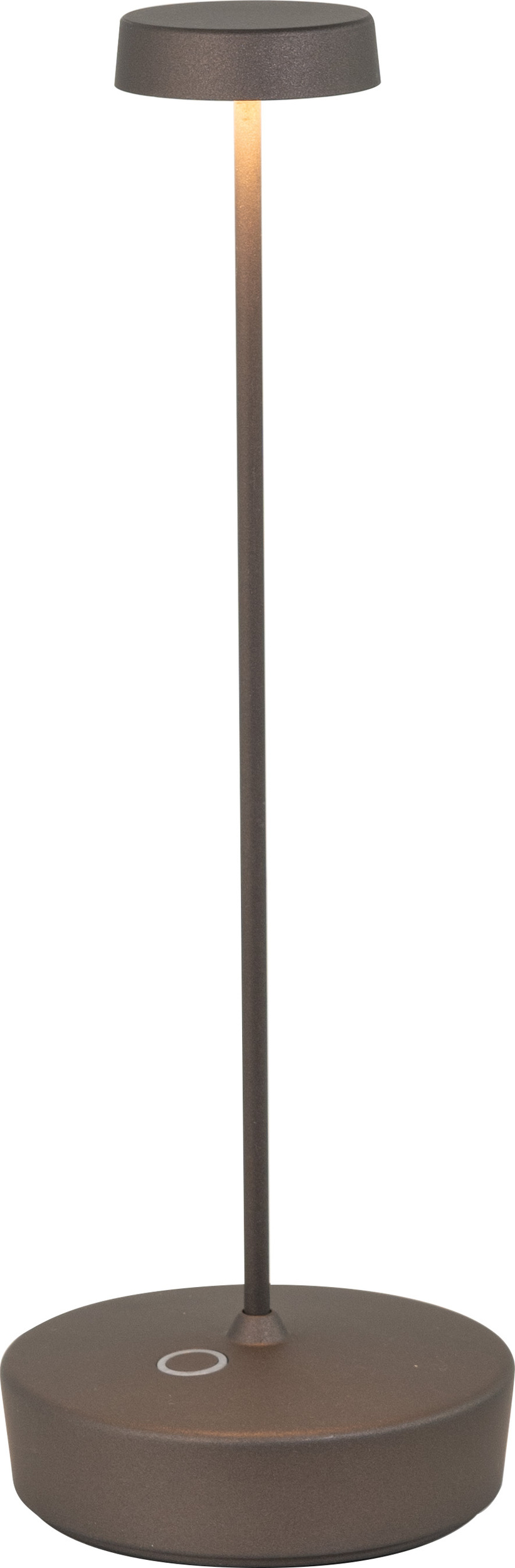 Lampa stołowa Swap 29 cm brązowa matowy tytan