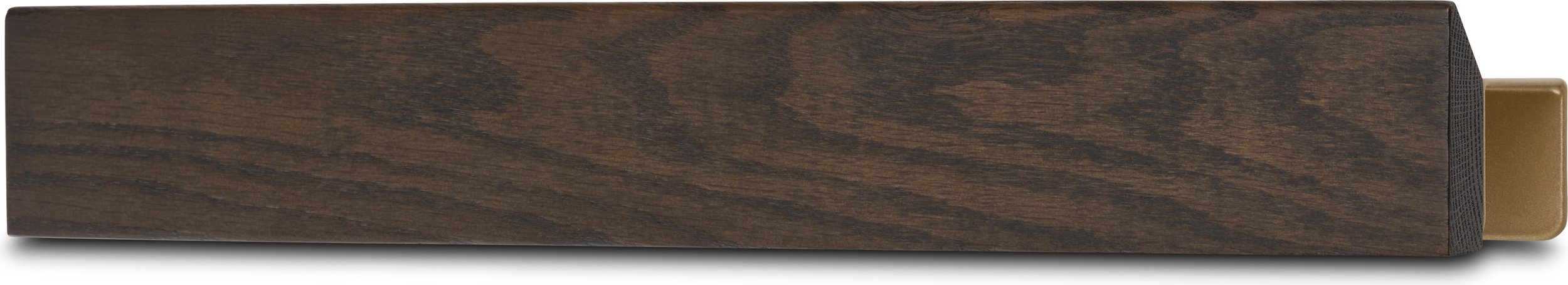 Półka ścienna Flex 40 cm mosiądz ciemny dąb magnetyczna