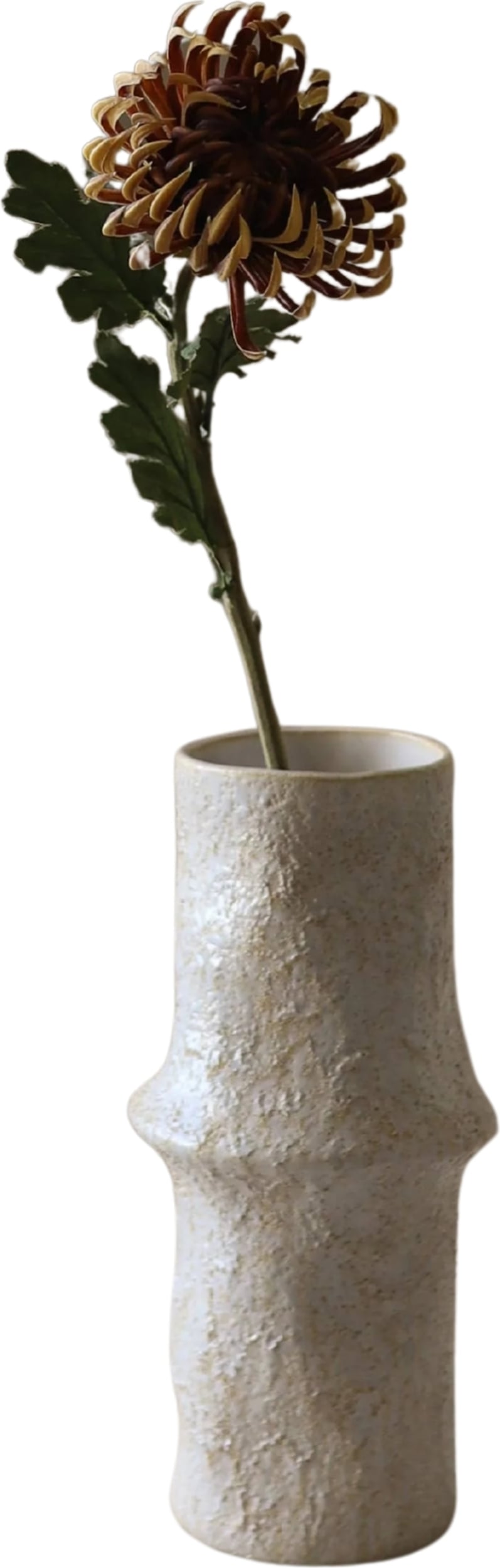 Kwiat sztuczny Botane dalia 58 cm brązowa