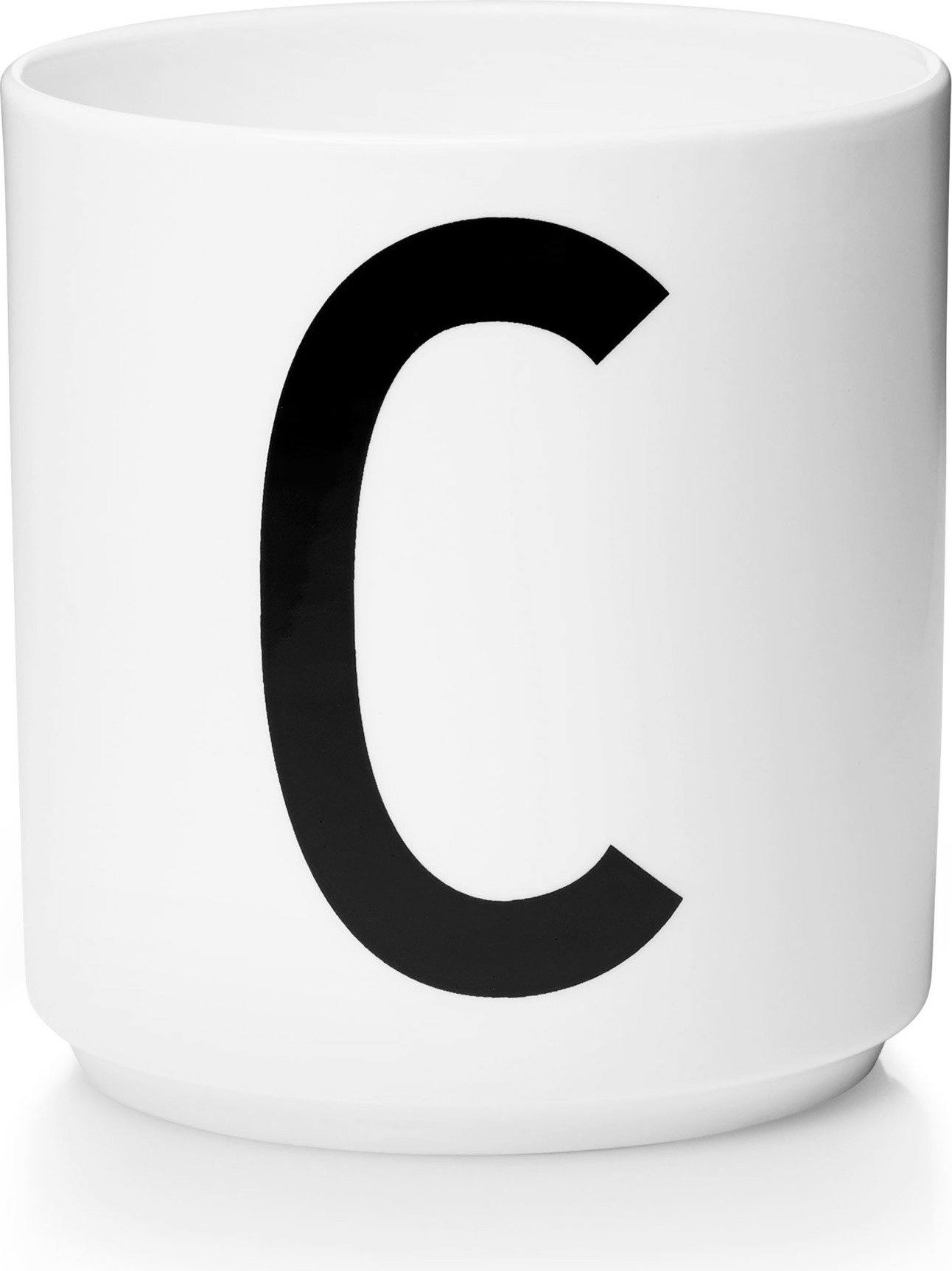 Kubek porcelanowy AJ litera C