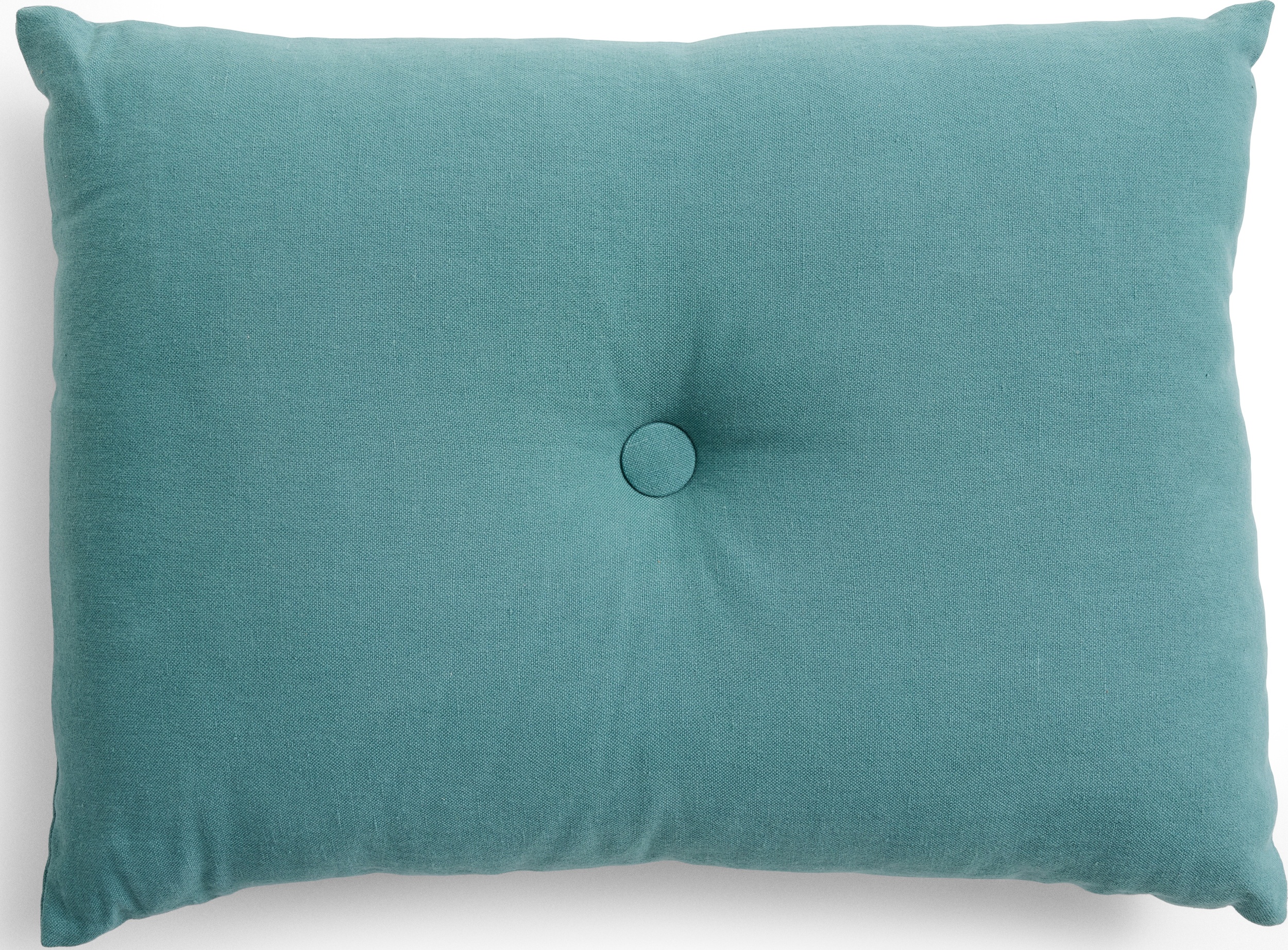 Poduszka dekoracyjna Dot Linen 45 x 60 cm petrol