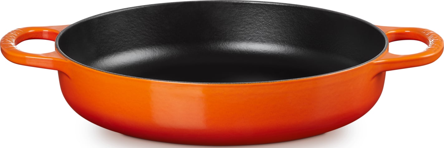 Patelnia żeliwna Signature 28 cm płomienny pomarańcz