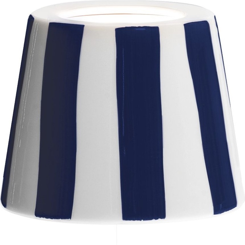 Abażur do lampy Poldina niebieski ceramiczny