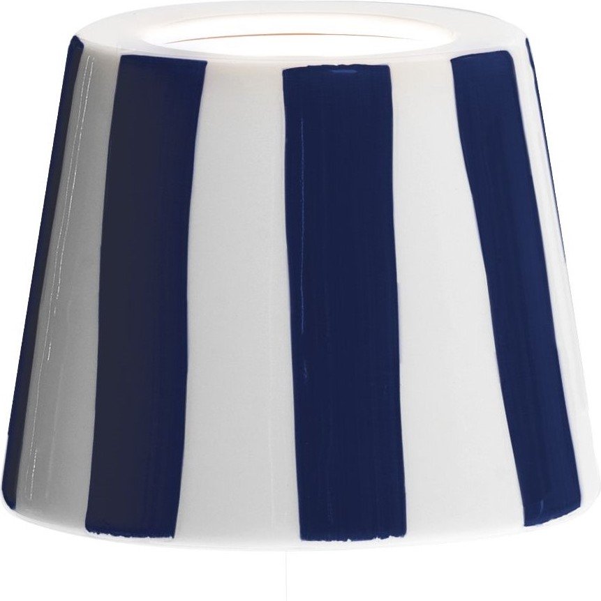 Abażur do lampy Poldina niebieski ceramiczny