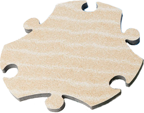 Dywanik Puzzle Piasek