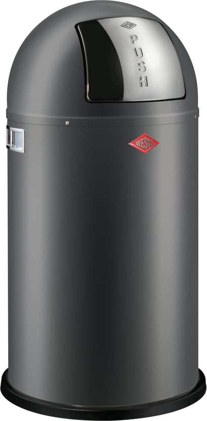 Kosz na śmieci PushBoy 50 l grafitowy mat