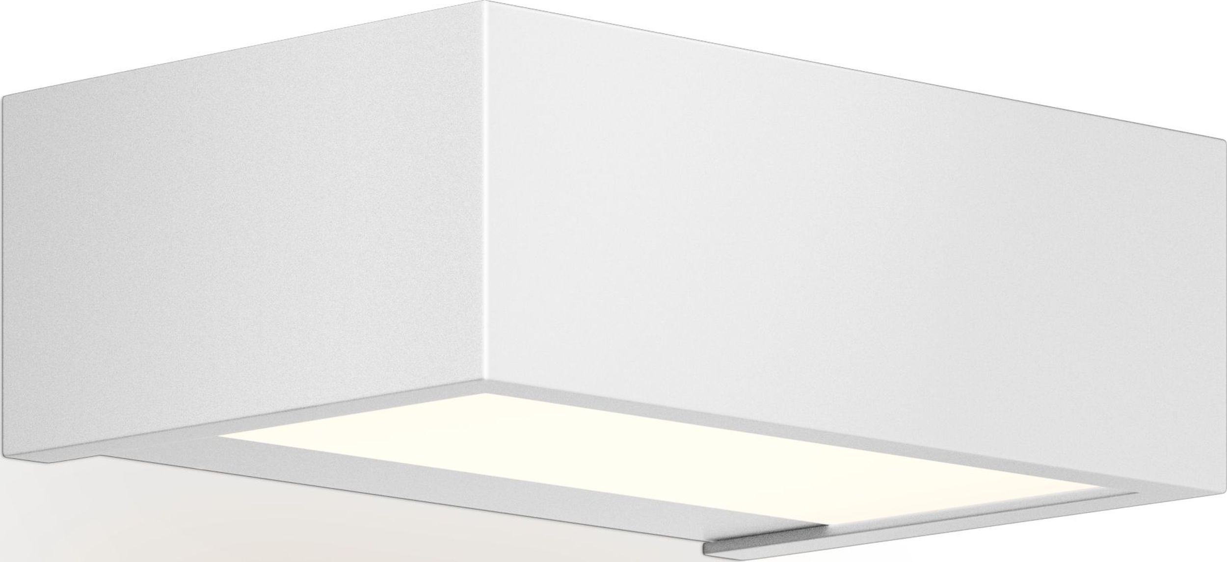 Lampa ścienna Box LED 2700K 15 cm biały mat