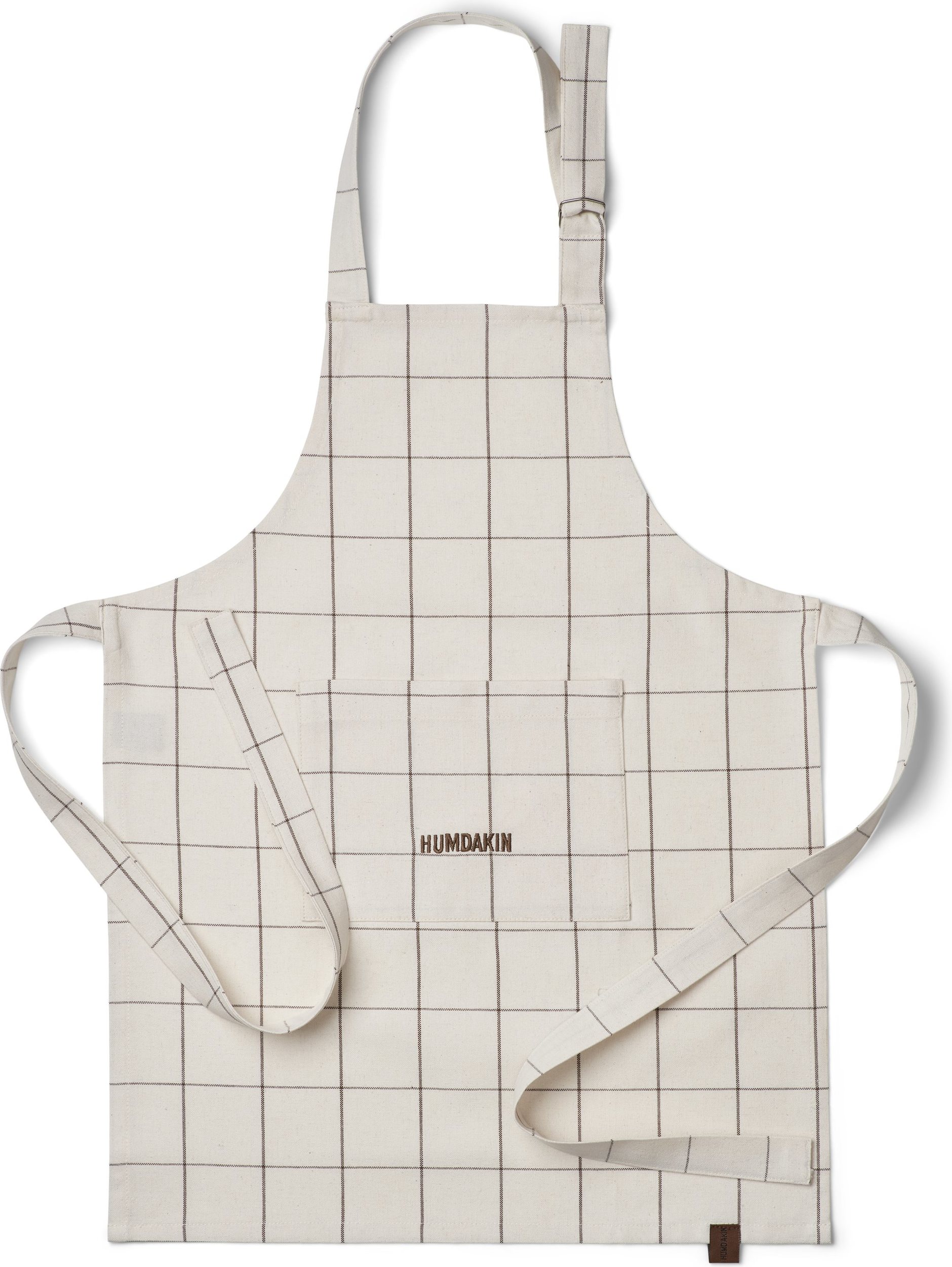 Fartuszek dziecięcy Humdakin Check brązowy