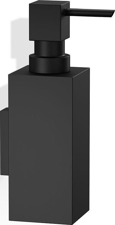 Dozownik do mydła Corner czarny mat ścienny