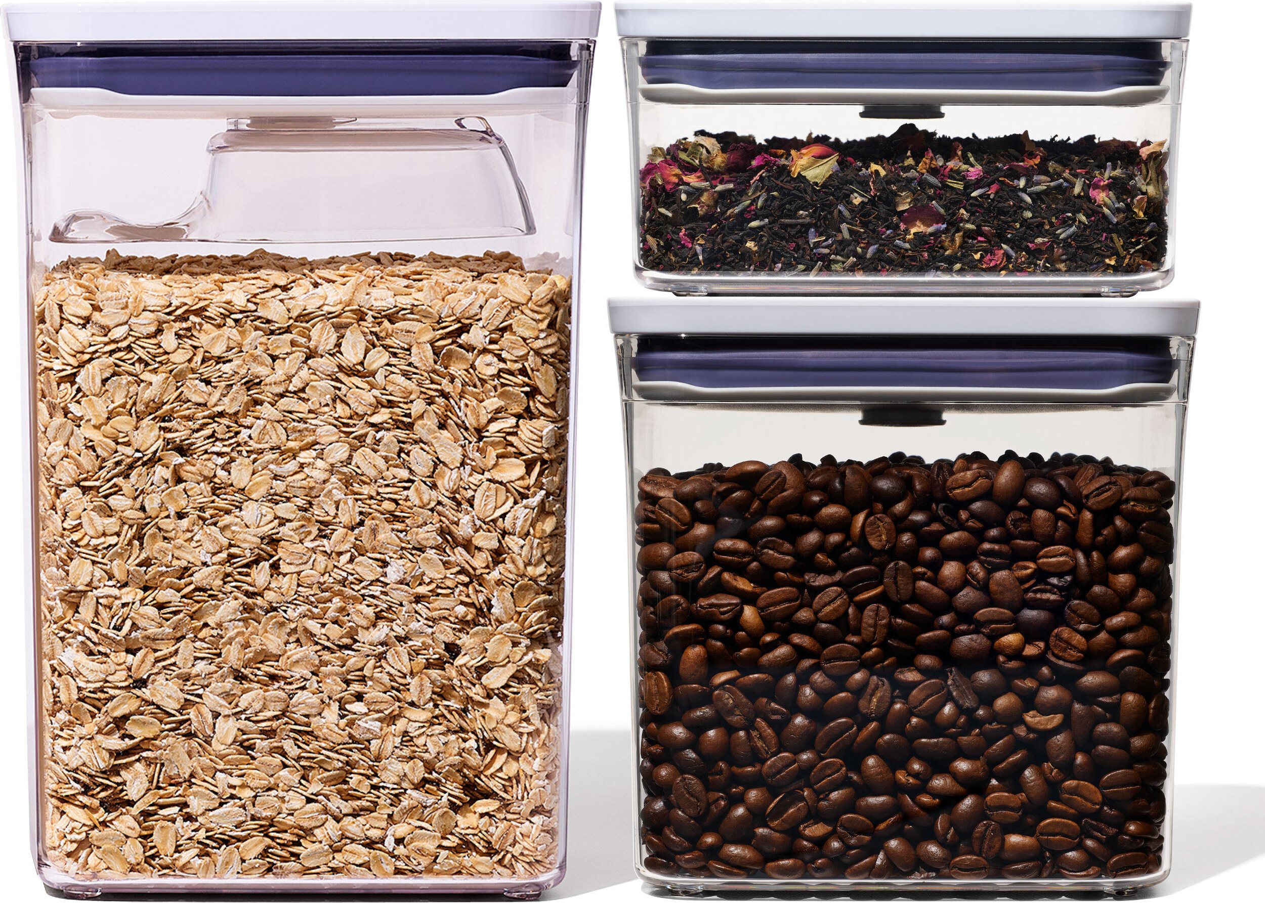 Pojemniki kuchenne Pop2 z miarką 3 szt.