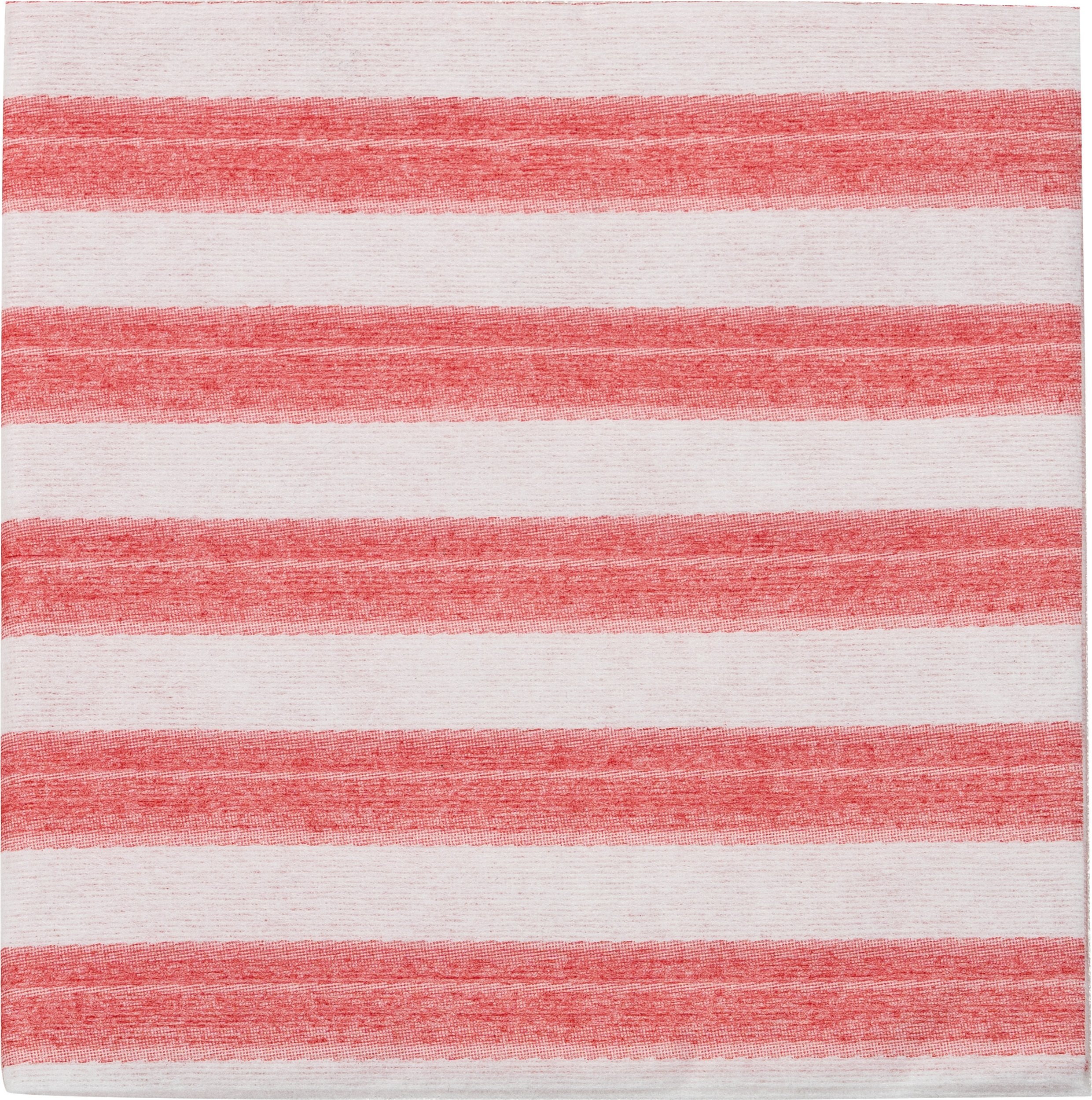 Serwetki papierowe Righe w paski 25 x 25 cm czerwone 20 szt.