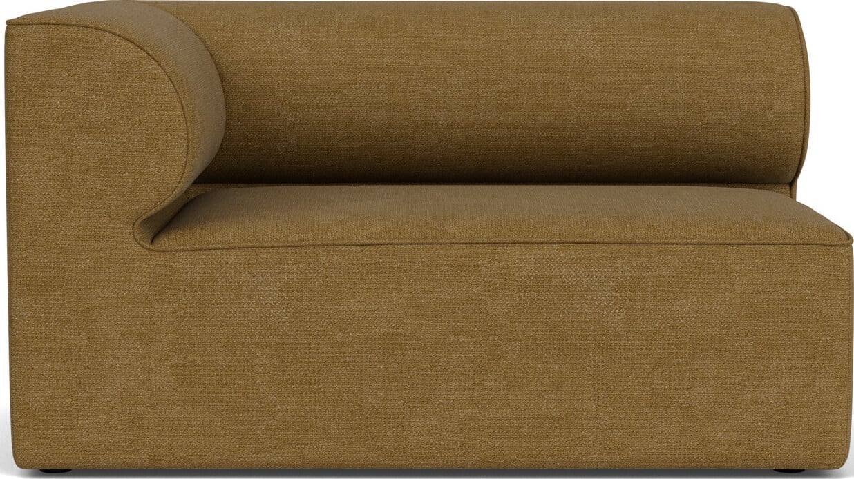 Narożnik lewostronny sofy modułowej Eave Bouclé 86 x 129 cm brązowy