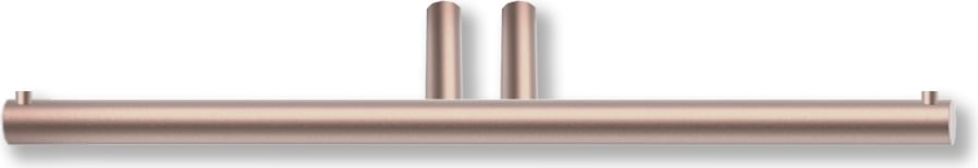 Wieszak na papier toaletowy Mikado miedziany podwójny z powłoką PVD