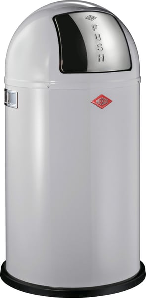 Kosz na śmieci PushBoy 50 l jasnoszary