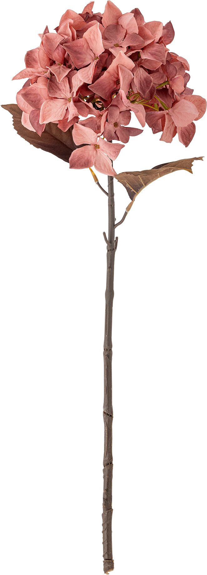 Kwiat sztuczny Bloomingville hortensja 65 cm różowa