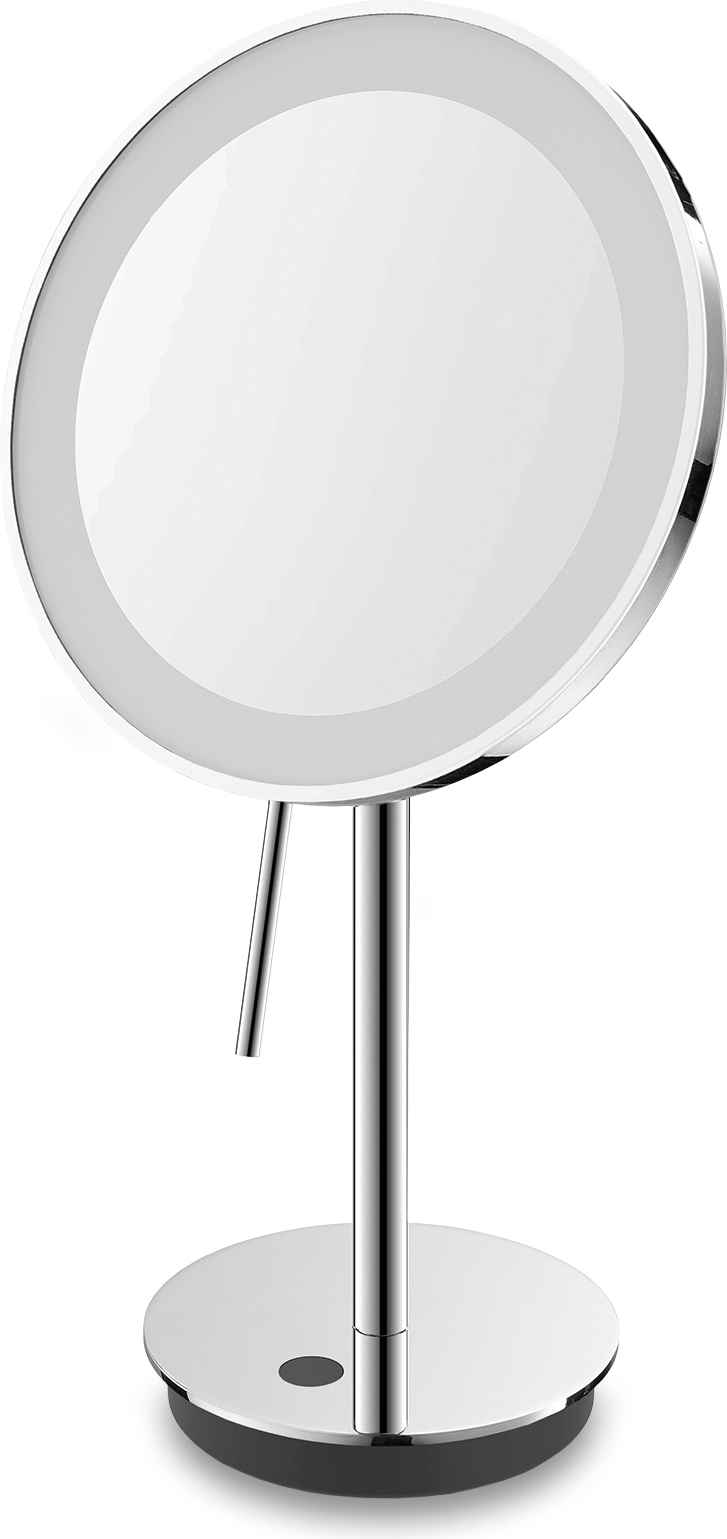 Lusterko kosmetyczne Alona stal polerowana z podświetleniem LED