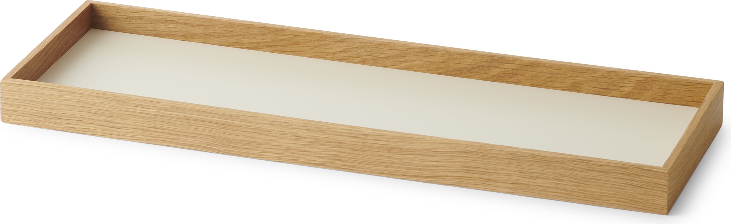 Taca dekoracyjna Frame S beżowa jasny dąb