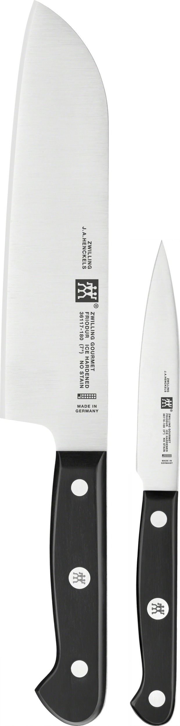 Nóż santoku i nóż do obierania Gourmet 2 el.