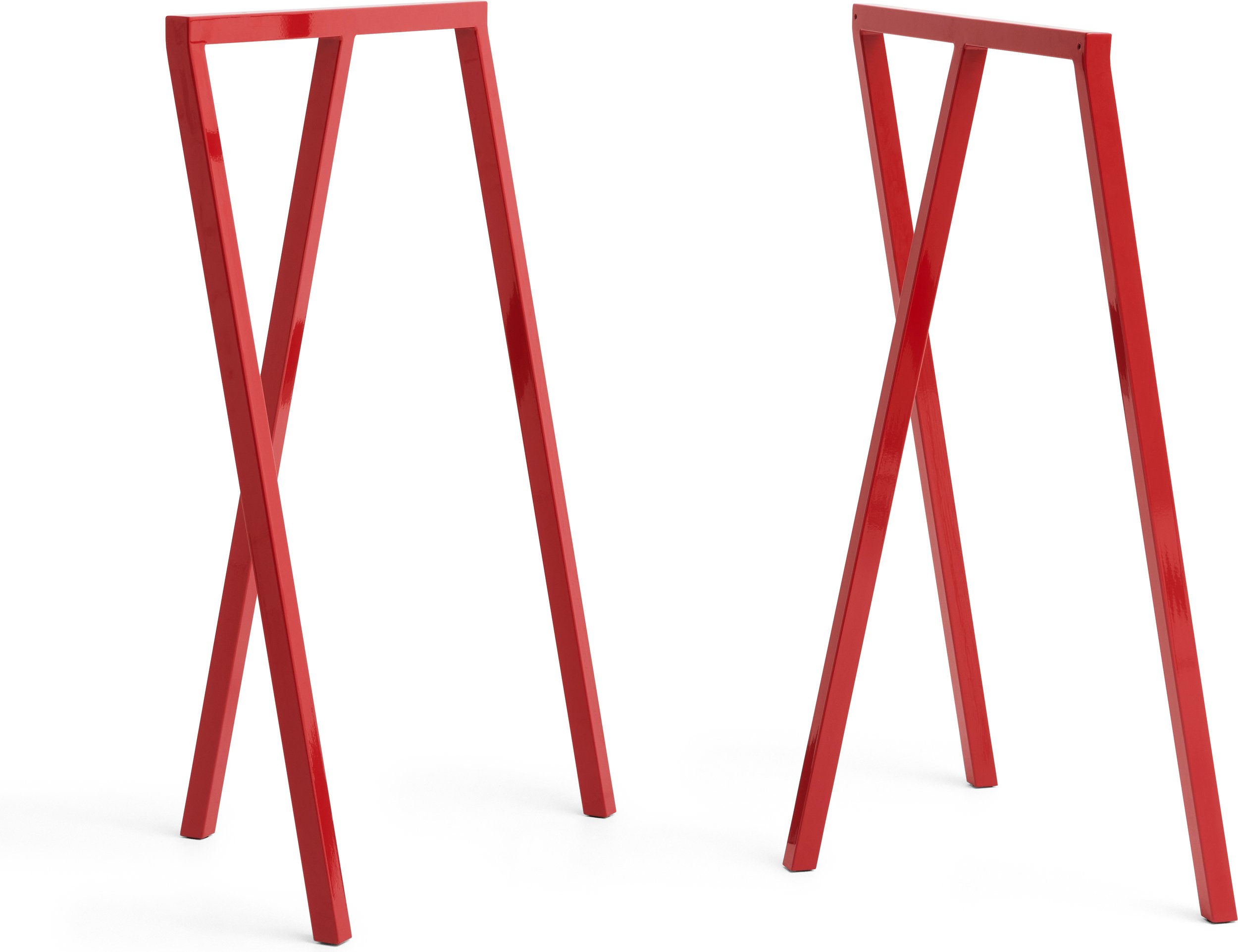 Nogi do stołu wysokiego Loop Stand czerwone 2 szt.