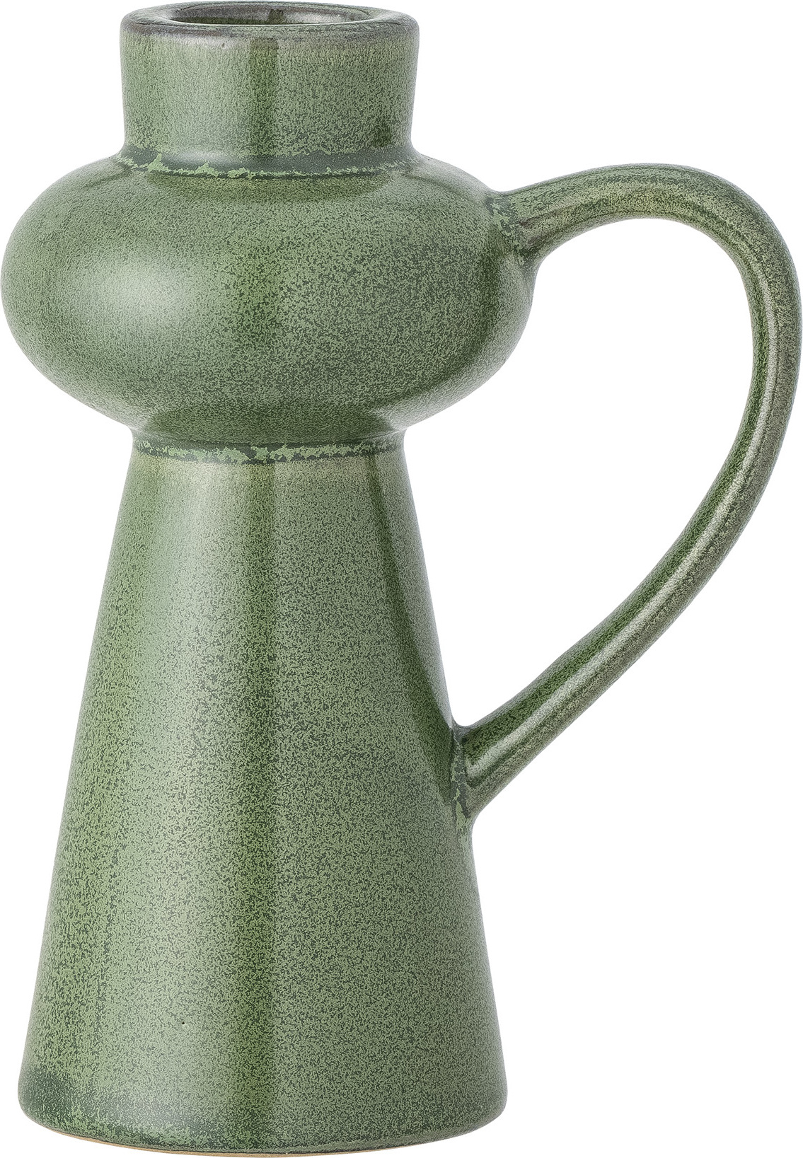 Świecznik na klasyczną świecę Fija 13 cm zielony