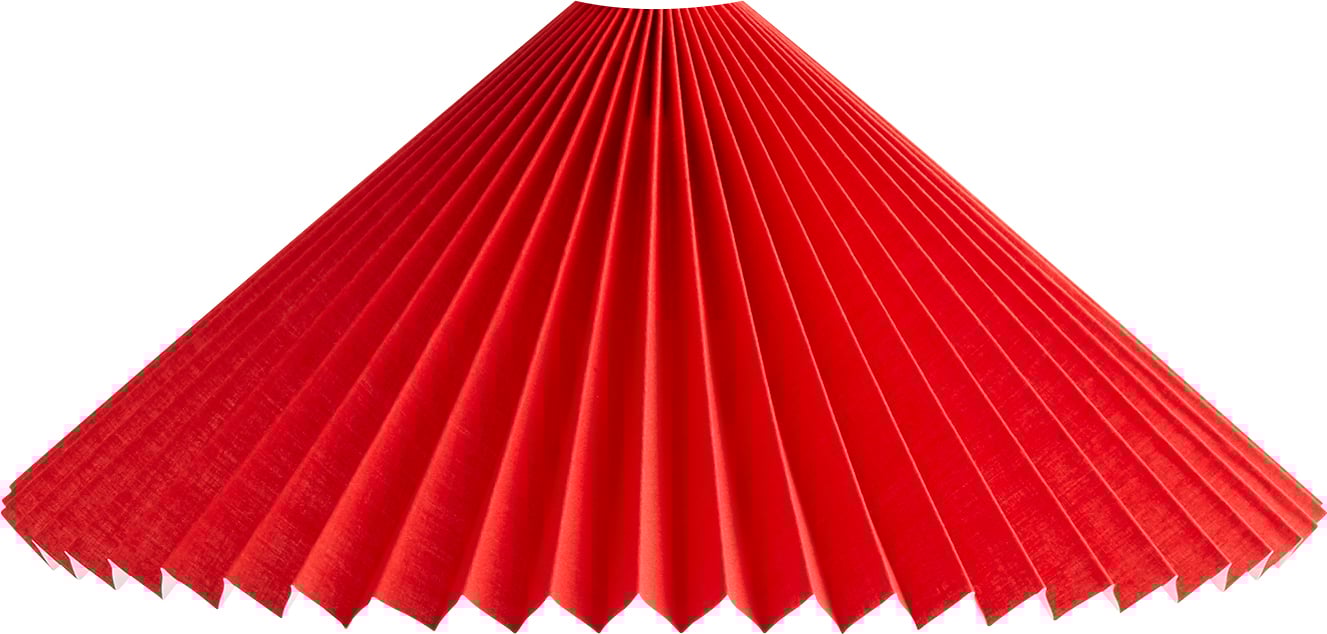 Klosz do lampy Matin 38 cm czerwony