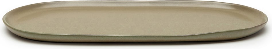 Półmisek owalny Surface 35,5 cm ciemnozielony