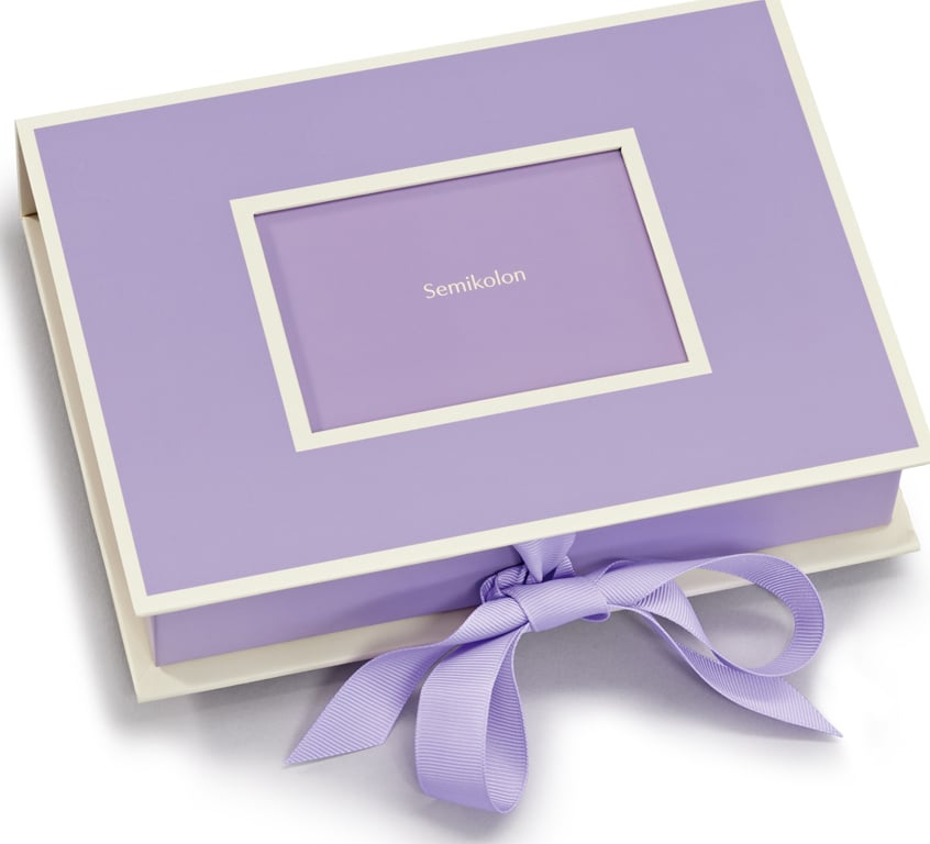 Pudełko na zdjęcia Die Kante liliowe