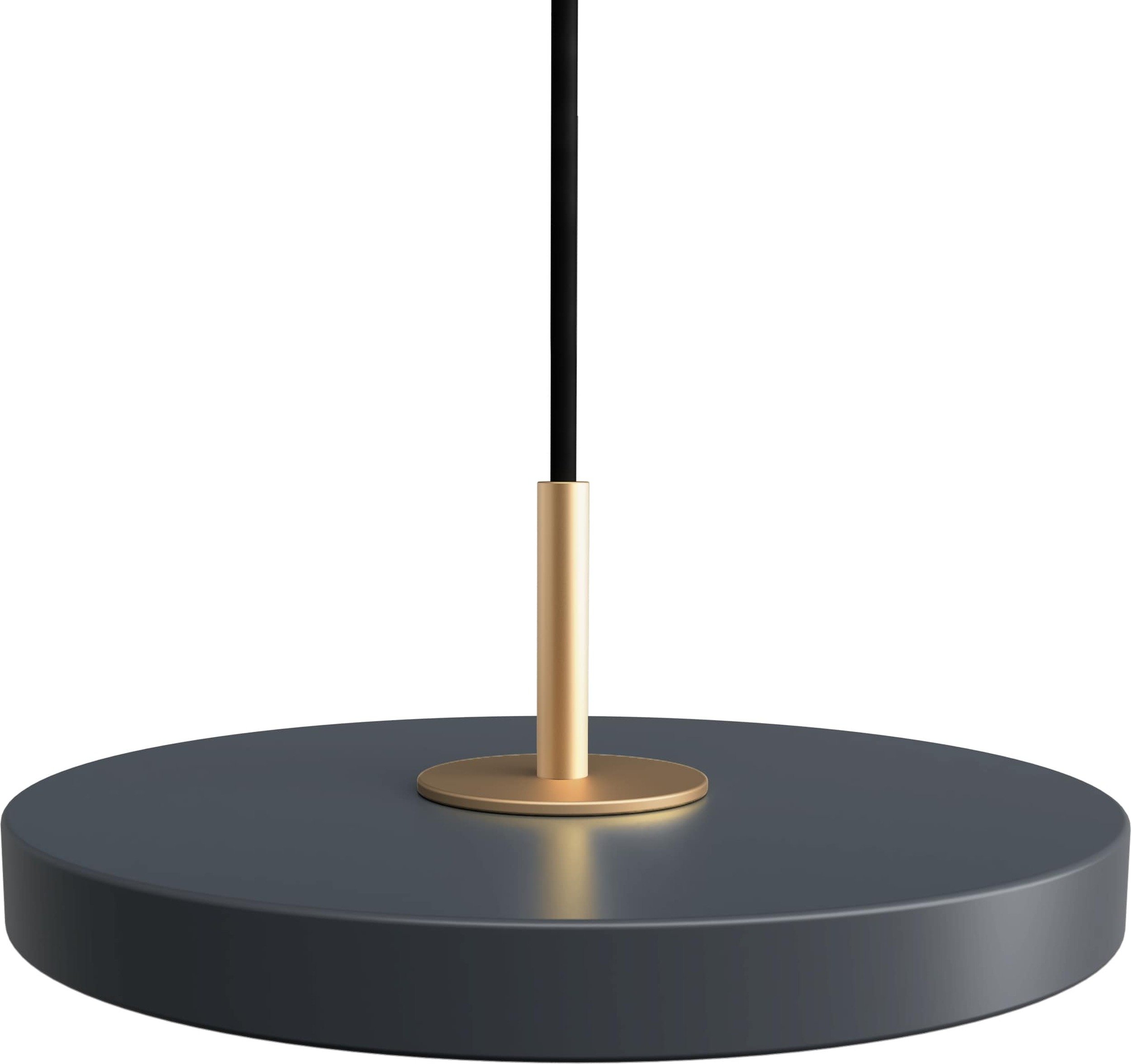 Lampa wisząca Asteria Micro antracytowa szarość ze ściemniaczem