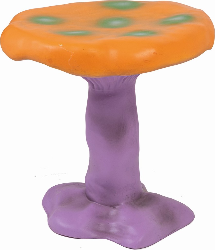 Stołek Amanita pomarańczowy