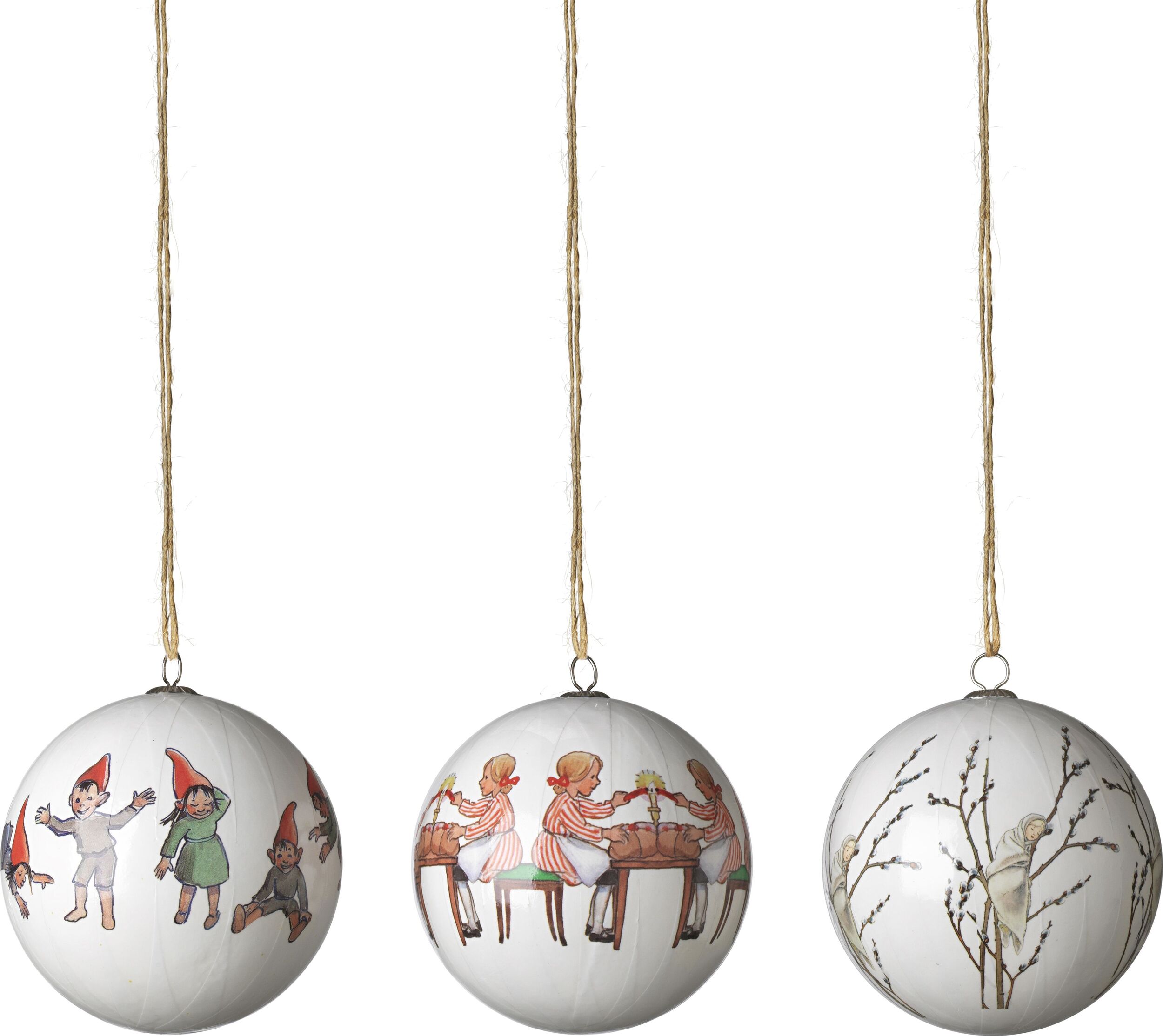 Bombki Elsa Beskow Little Willow 3 szt.