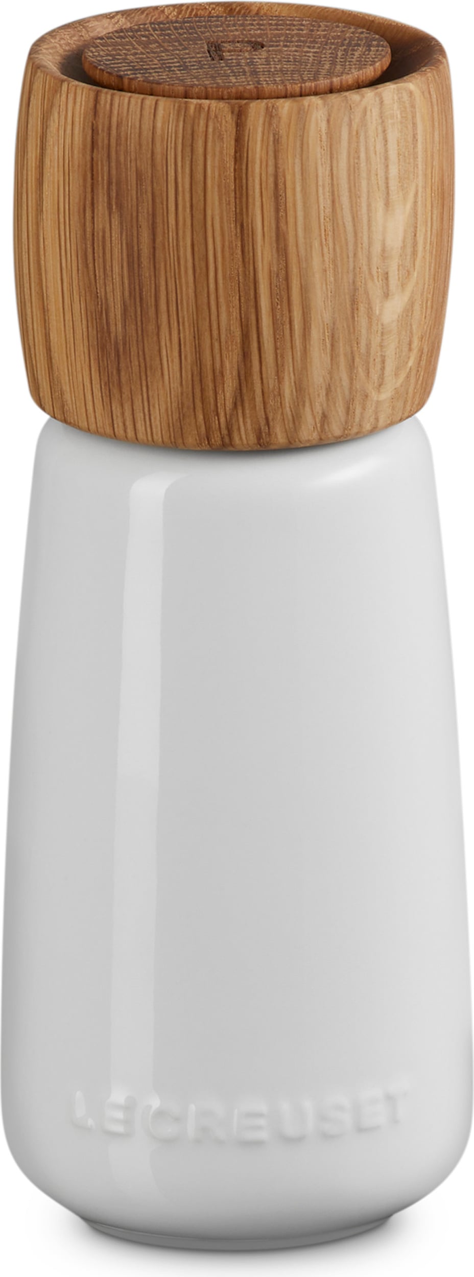 Młynek do pieprzu Le Creuset biały kamionkowy