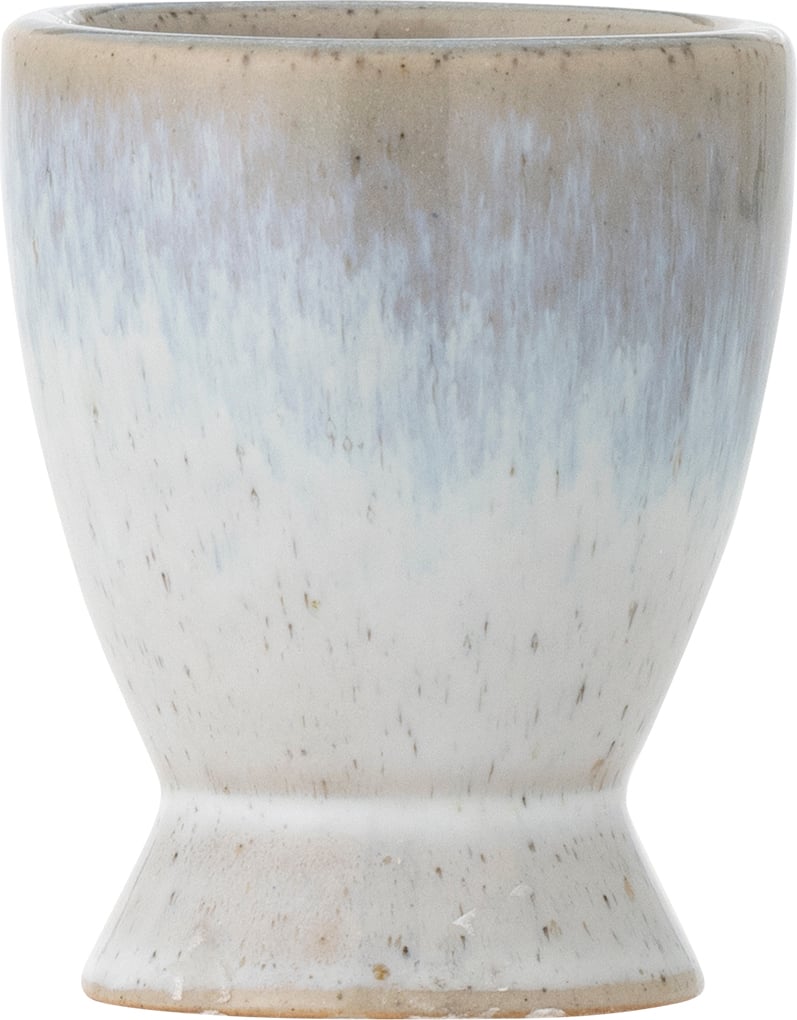 Kieliszek na jajko Paula niebiesko-szary