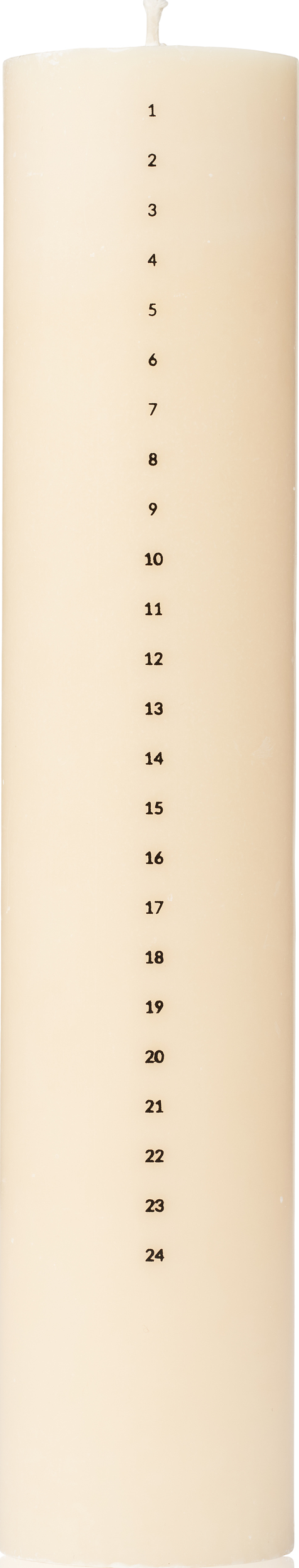 Świeca Humdakin Christmas 25 cm beżowa