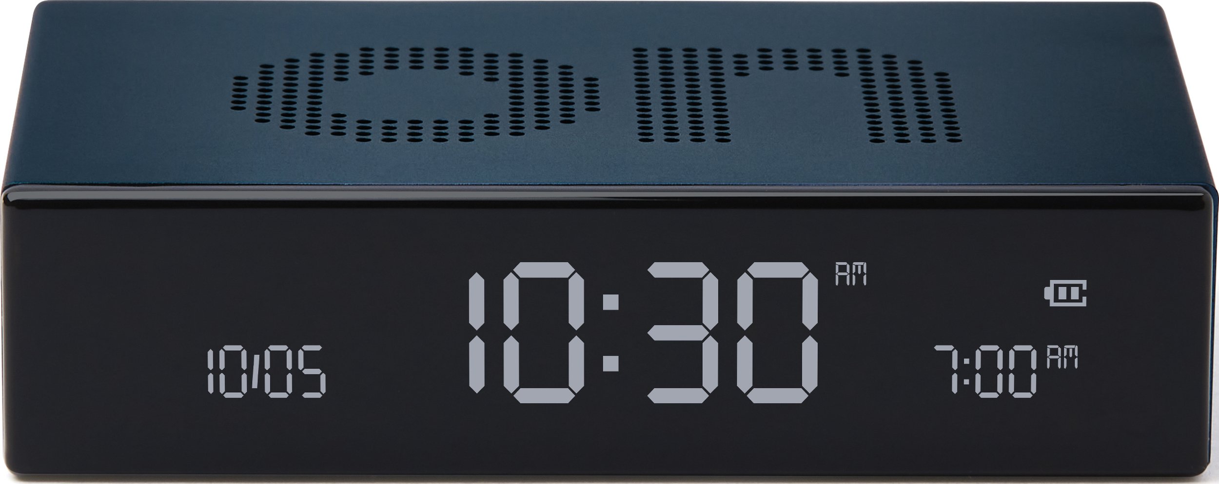 Budzik Flip Premium ciemnoniebieski dwustronny